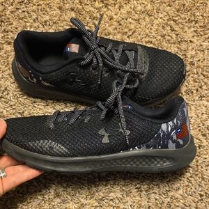 Under Armour Black and Gray Athletic Sneakers
